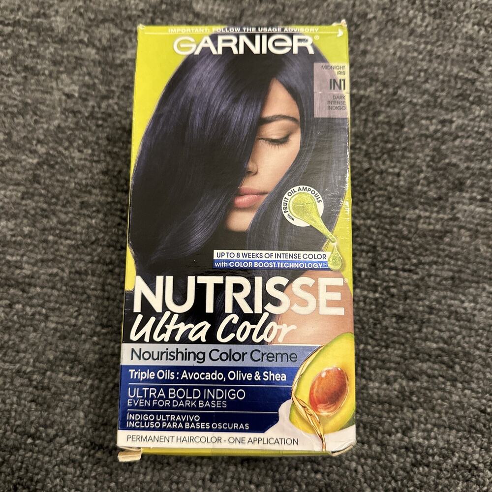 Garnier Nutrisse Hair Color IN1 DARK INTENSE INDIGO Permanent Hair Color